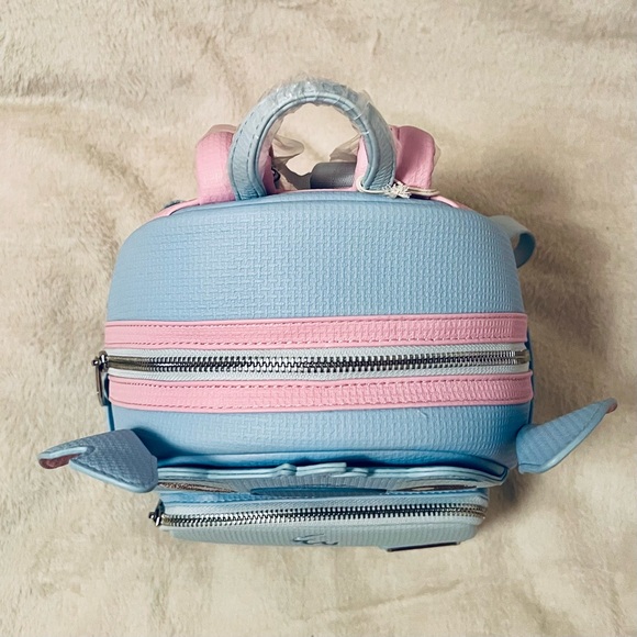 Disney Parks Loungefly Pastel Blue Stitch 626 Day Backpack - Picture 5 of 12